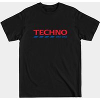 T-shirt pour hommes Techno Unz Unz - Techno en noir — T-shirts pour hommes