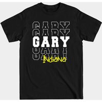T-shirt graphique de la ville de Gary Indiana pour hommes