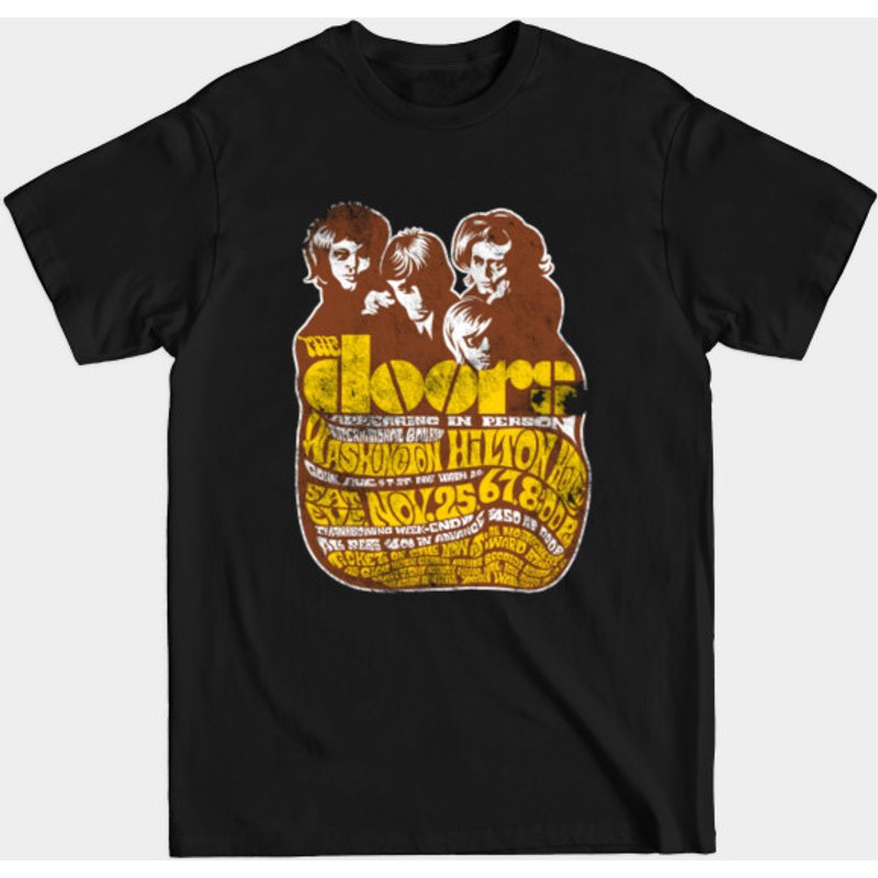 T-shirt pour hommes avec affiche de concert The Doors usée — T-shirts pour hommes