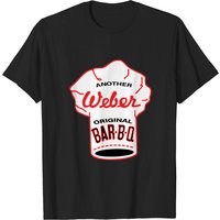 T-shirt pour hommes avec logo de chapeau Weber Vintage Bar-b-q — T-shirts pour hommes