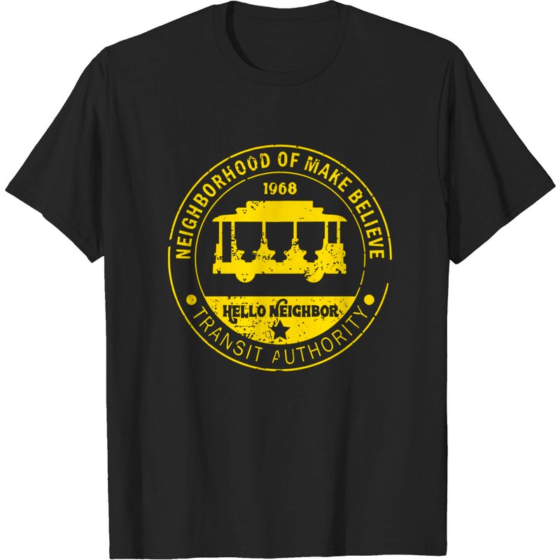 T-shirt avec logo Transit de quartier - Mister Rogers Neighborhood — T-shirts pour hommes