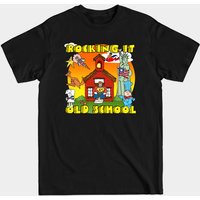 T-shirt pour hommes Old School Rock Schoolhouse Rock
