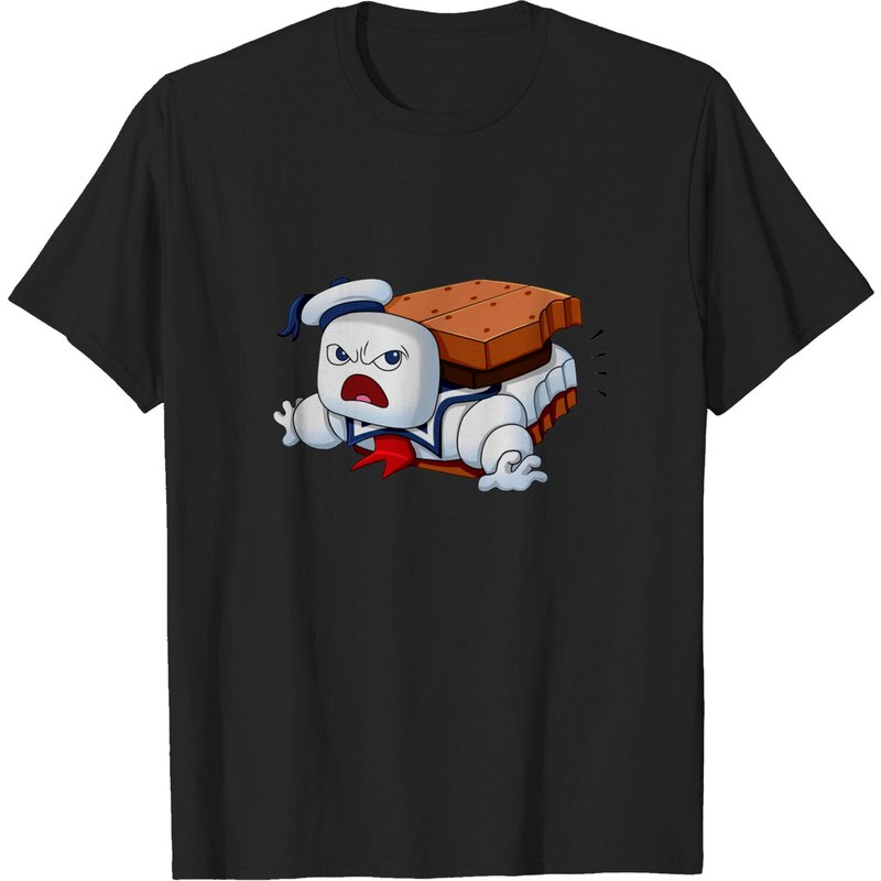 Ghostly S'more Ghostbusters Men's T-Shirt — Mens T Shirts