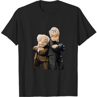 T-shirt pour hommes Statler And Waldorf en noir