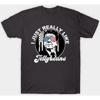 T-shirt Vintage Ronald Reagan Aime Ses Jellybeans pour Hommes — T-shirts pour hommes