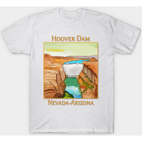 Hoover Dam T-Shirt for Men - Colorado River, Nevada-Arizona Border