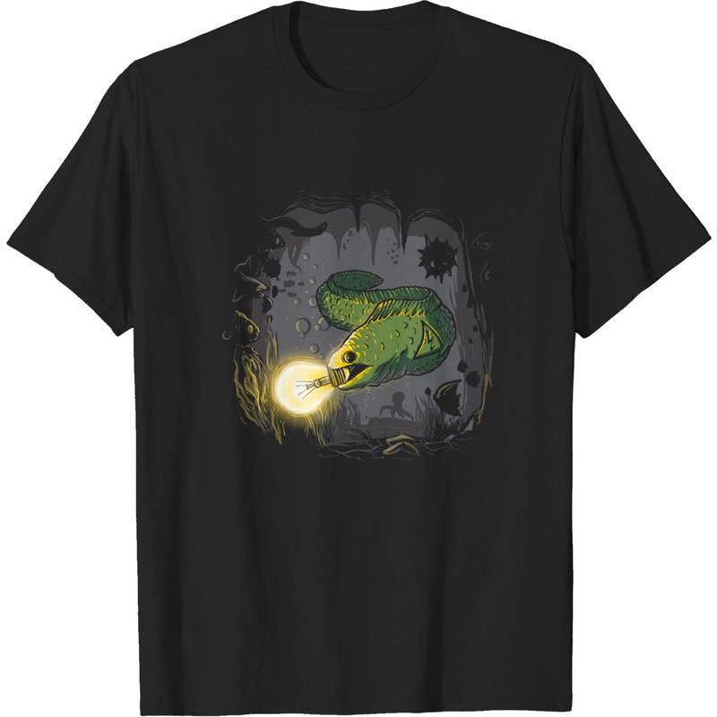 T-shirt Electric Eel Eel pour hommes en noir