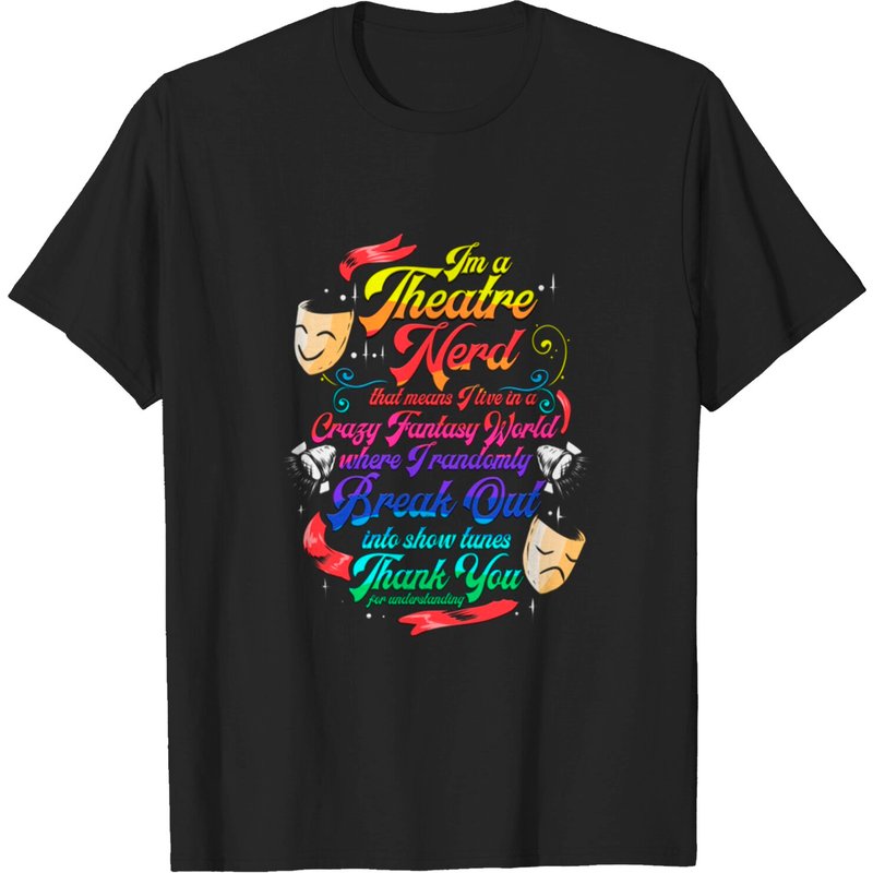 T-shirt pour hommes - Cadeau pour chanteurs de théâtre musical
