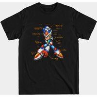 Mega Man - Megaman - T-shirt Noir pour Hommes — T-shirts pour hommes
