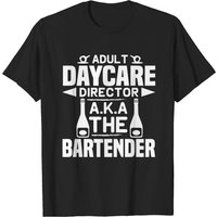 Adult Bartender Funny Bar T-Shirt for Men — Mens T Shirts