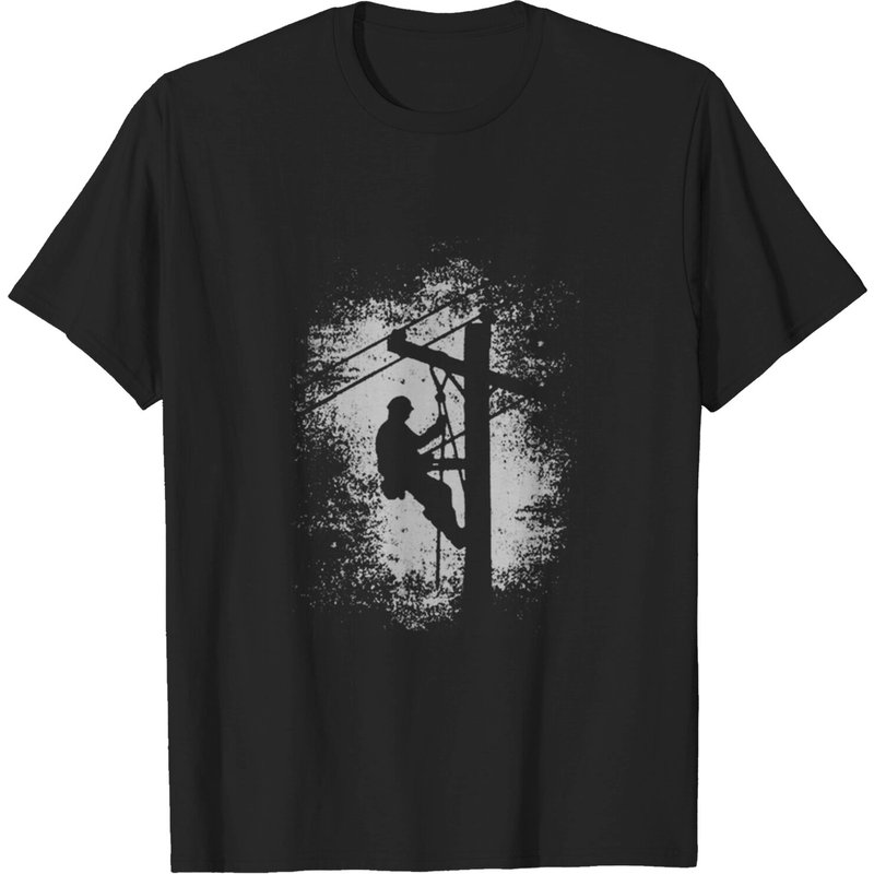 T-shirt pour hommes Lineman King Of Trades — T-shirts pour hommes