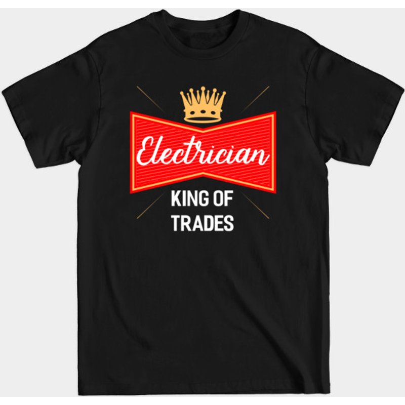 T-shirt Électricien Roi des Métiers — T-shirts pour hommes