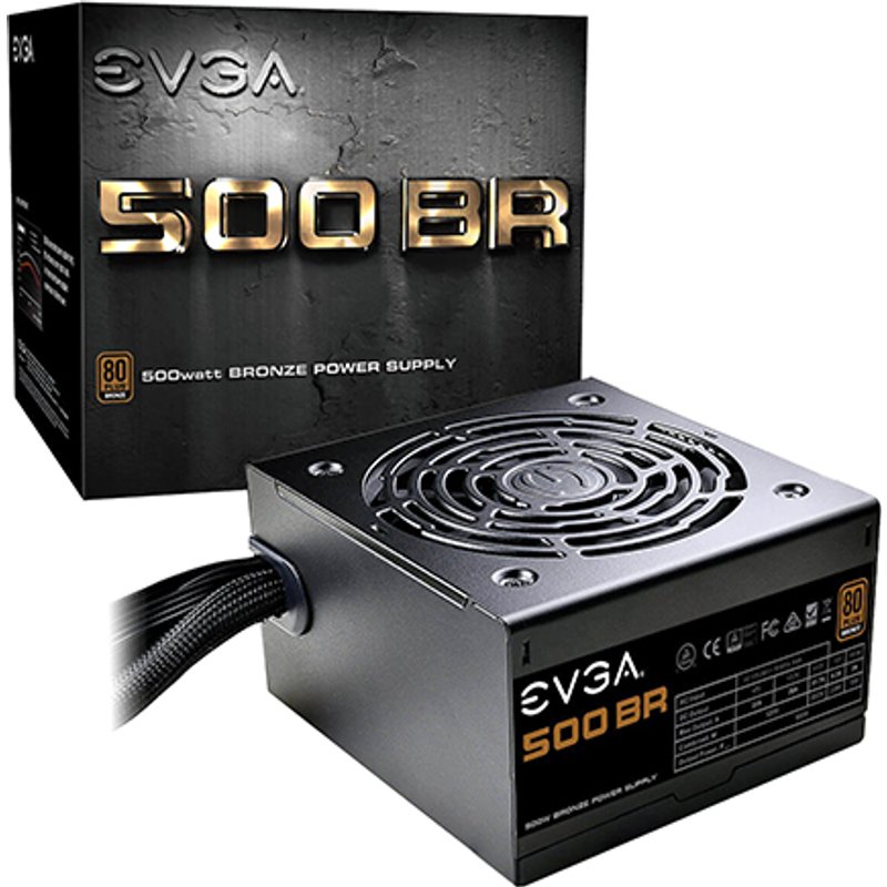 Evga 100-BR-0500-K1 Alimentation ATX 500 Watts 80-Plus Bronze — Blocs d'alimentation