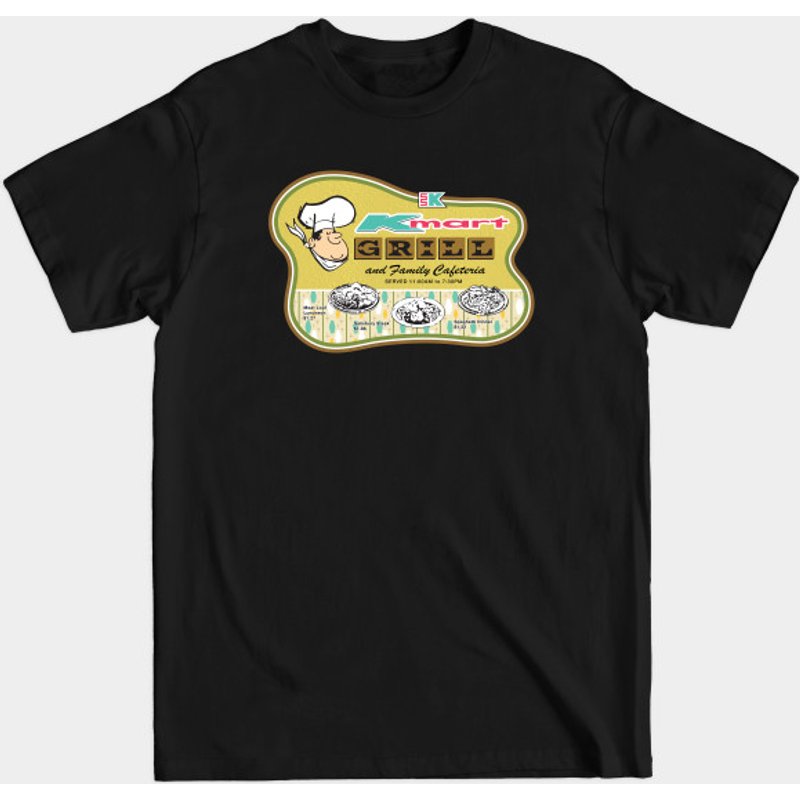 T-shirt Kmart Grill pour hommes - Noir — T-shirts pour hommes