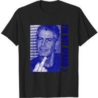 T-shirt pour hommes avec citation d'Anthony Bourdain en noir