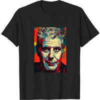 T-shirt Bourdain Painting Color - Anthony Bourdain pour hommes