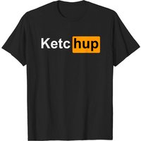 T-shirt pour hommes avec parodie du logo Ketchup
