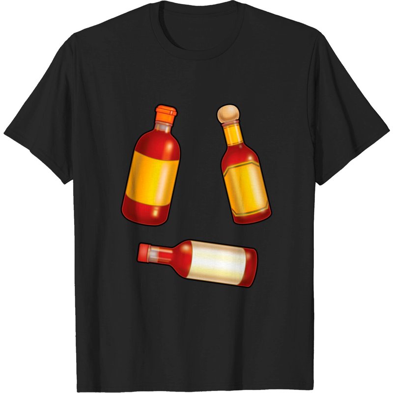 Classic Hot Sauce Bottle Men's T-Shirt — Mens T Shirts
