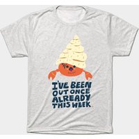 Hermit Funny T-Shirt for Men in Black — Mens T Shirts