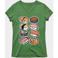 T-shirt Noir pour Hommes Sushi Family — T-shirts pour hommes