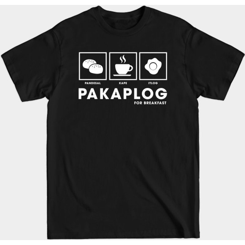 T-shirt Pakaplog Pandesal Kape Itlog pour hommes - Nourriture philippine — T-shirts pour hommes
