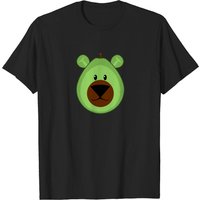 T-shirt pour hommes Bear Faced Avocado en noir