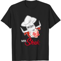 T-shirt Mr.steak - Logo de chaîne de restaurant disparue - Steakhouse — T-shirts pour hommes