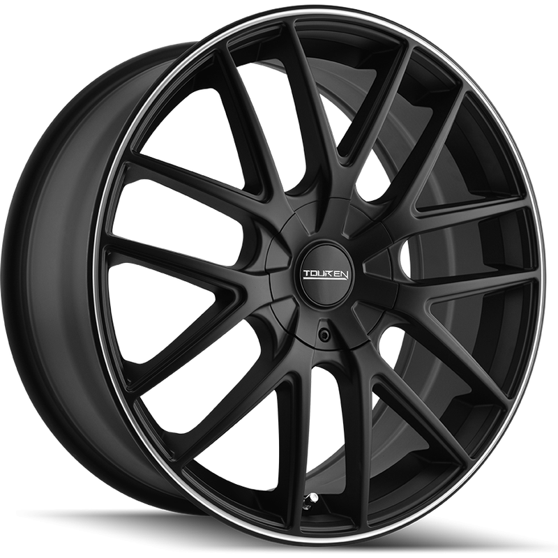 Touren 3260 TR60 Matte Black Wheel with Machined Face - 20x8.5 — Wheels & Rims