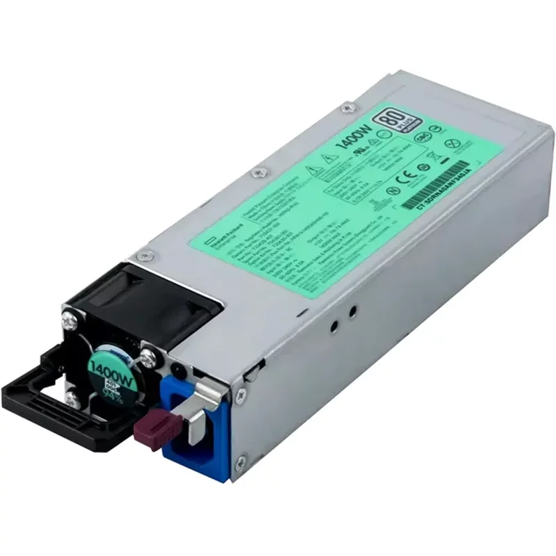 HP 754383-001 1400W 200-240V AC 80-Plus Platinum Power Supply — Power Supplies