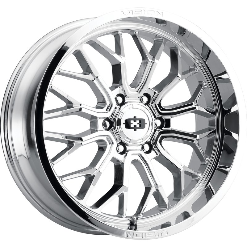 Vision Off Road 402 Riot Chrome Wheels - 24x12 - 8x170 -51 Offset — Wheels & Rims