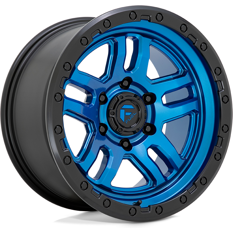Fuel D790 Ammo Blue Wheels with Black Lip - 17x9 -6x139.7 — Wheels & Rims