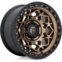 Fuel D785 Unit Bronze Wheels with Black Ring - 17x9 -6x139.7 — Wheels & Rims