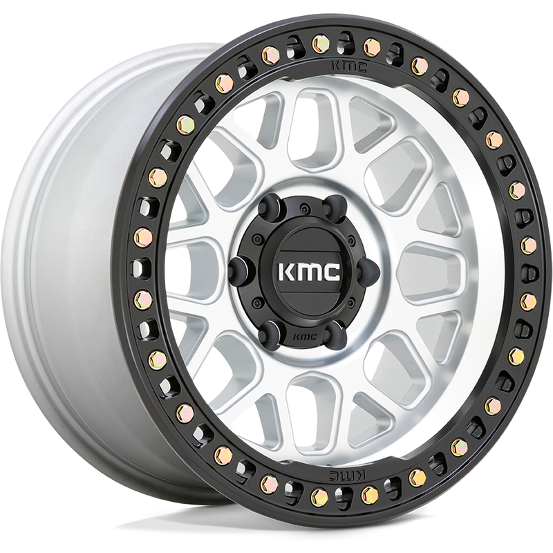 KMC Wheel KM549 GRS Machined with Black Lip - 20x9 - 6x139.7 — Wheels & Rims