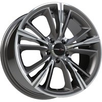 Vision Optima Machined Gunmetal Wheels - 15x6.5, 5x114.3, 38 Offset
