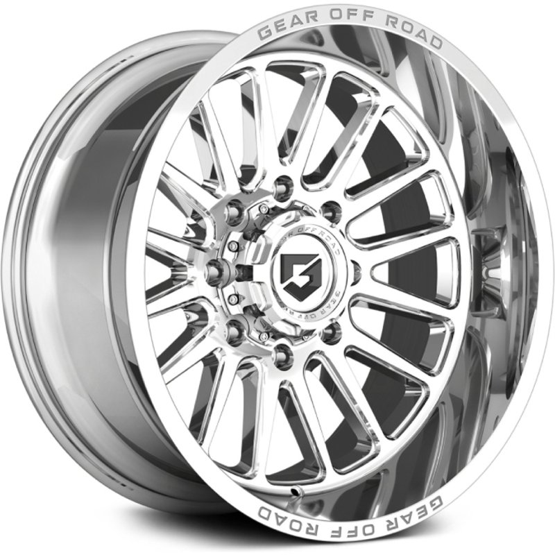 Gear Off Road 764C Chrome Wheels - 20x10 - 6x135 Bolt Pattern — Wheels & Rims