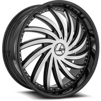 Azara Aza-508 Gloss Black Machined Wheels - 26x9.5 - 6x135