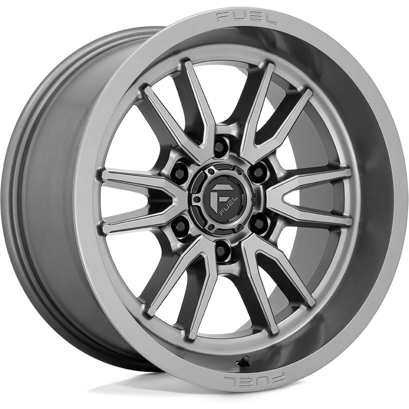 Fuel D789 Clash Gunmetal Wheels - 17x9 - 6x139.7 Bolt Pattern — Wheels & Rims