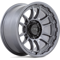 KMC Wheel KM727 Wrath Matte Gunmetal 17x8.5 6x139.7 Rims
