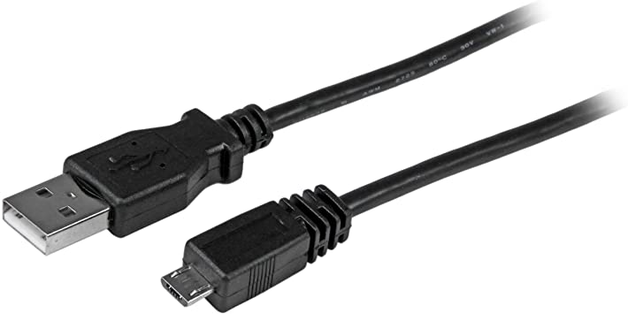 Câble USB vers Micro USB Limina noir — Appareils de méditation et de biofeedback