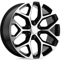 Performance Replicas PR176 Gloss Black Machined Wheels 22x9 6x139.7 — Wheels & Rims
