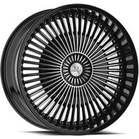 Jantes Cavallo CLV-41 Noir Brillant Usiné 20x8.5 5x108