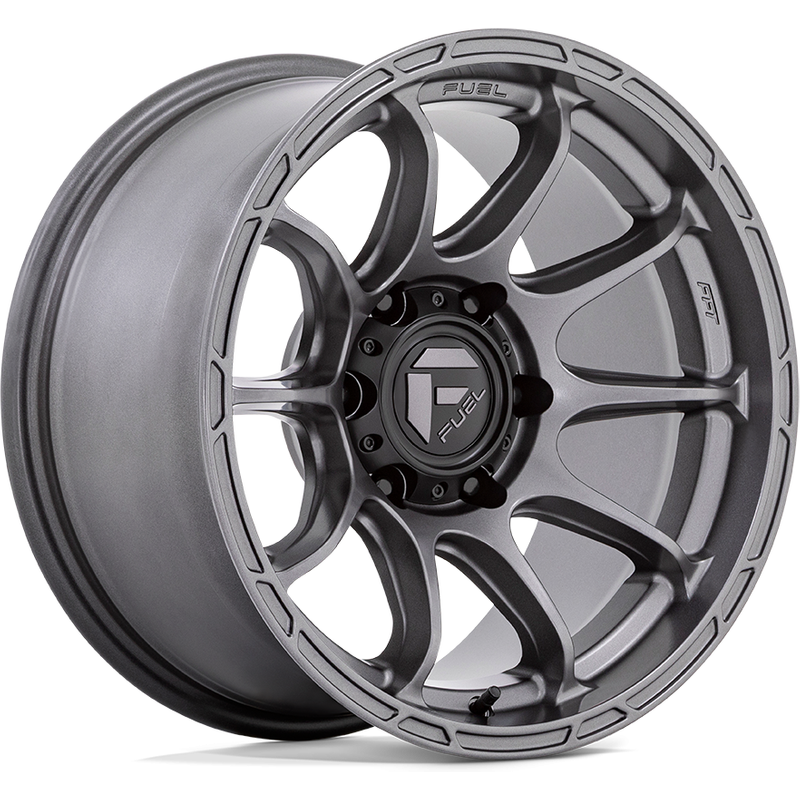 Fuel D793 Variant Matte Gunmetal Wheels - 17x9 - 6x139.7 — Wheels & Rims