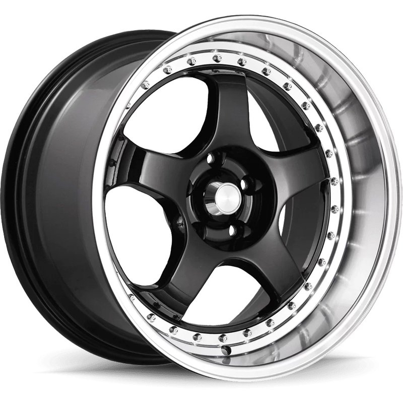 Konig 97B SSM Black Wheel with Machined Lip - 18x10 - 5x114.3 — Wheels & Rims