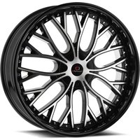 Roues Cavallo CLV-33 Noir Brillant Usiné - 20x8.5 - 5x108