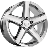 Performance Replicas PR129 Chrome Wheels - 20x10, 5x127, 50 Offset