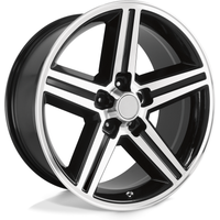 Performance Replicas PR148 Gloss Black Machined Wheels 20x8 5x127