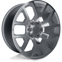 Performance Replicas PR169 Silver Wheel with Machined Spokes - 22x9