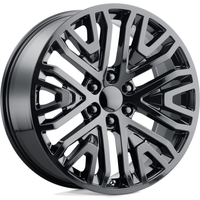 Performance Replicas PR197 Gloss Black 22x9 Wheels - 6x139.7 Bolt Pattern