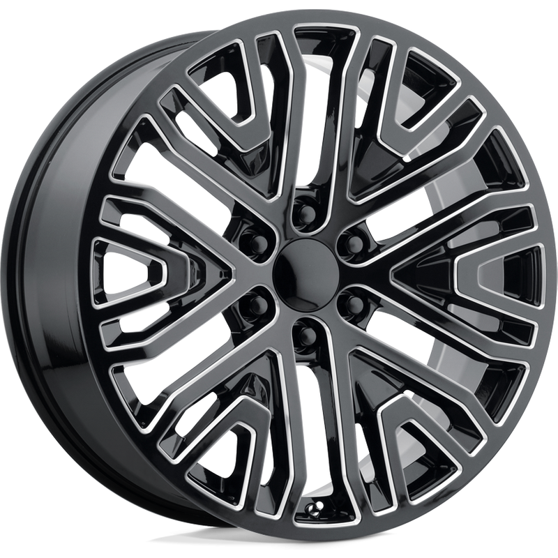 Performance Replicas PR197 Gloss Black Milled 20x9 Rims 6x139.7 — Wheels & Rims