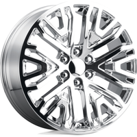 Performance Replicas PR197 Chrome Wheel - 22x9 - 6x139.7 Bolt Pattern — Wheels & Rims